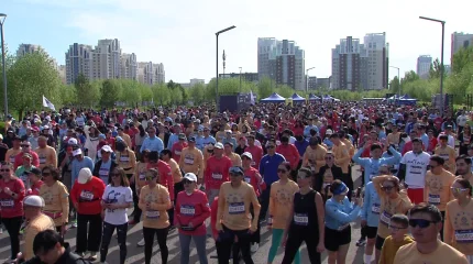 В Астане прошёл Charity Samruk Marathon: 250 млн тенге на кабинеты инклюзии
