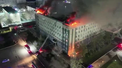 Пожар в акимате Актюбинской области: стала известна сумма ущерба
