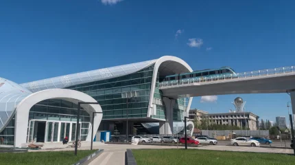 Пожар на станции LRT в Астане произошёл во время сварочных работ (ВИДЕО)