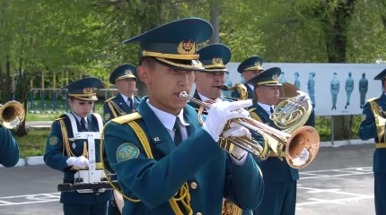День защитника отечества отметили сегодня в воинской части 5517 регионального командования «Батыс» в Уральске