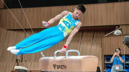 Казахстанские гимнасты вышли в финал этапа Кубка вызова в Болгарии