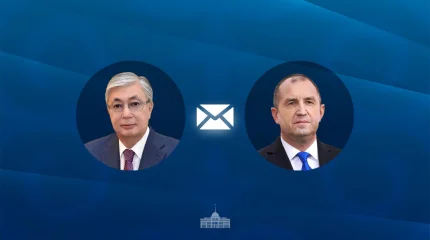 Токаев поздравил Радева