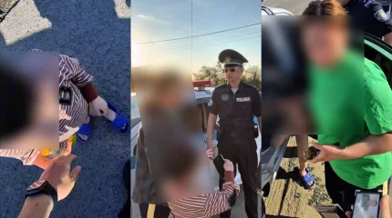Атырауской участковый за 15 минут нашел и вернул домой потерявшегося ребенка