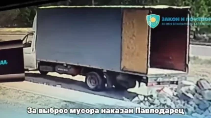 Павлодарда құрылыс қалдықтарын рұқсат етілмеген жерге төккен азамат жауапқа тартылды
