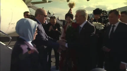 Президент Турции Реджеп Тайип Эрдоган прибыл с государственным визитом в Казахстан