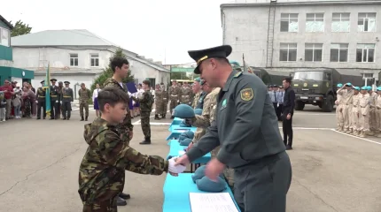 Военно-патриотический клуб Юных десантников имени Уали Еламанова открылся в Уральске