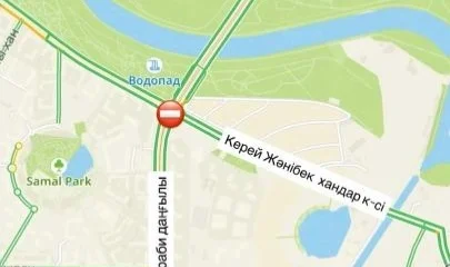Астанада Әл-Фараби даңғылы мен Керей Жәнібек хандар көшесінің қиылысы уақытша жабылады