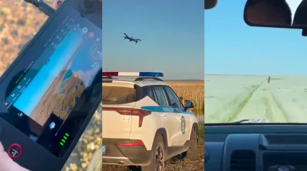 Ұлытау облысында полиция далада адасып кеткен ауыл тұрғынын іздеп тапты