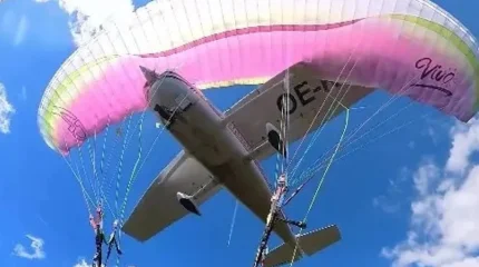 Австрияда ұшақ пен парапланшы соқтығысып қалды