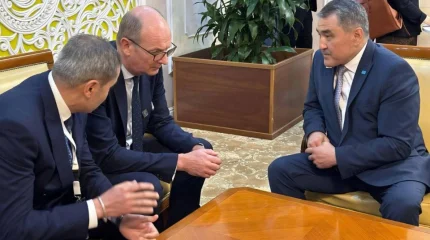 Министр водных ресурсов и ирригации Нуржан Нуржигитов обсудил вопросы сотрудничества с Вице-президентом ЕБРР
