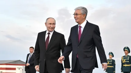 Владимир Путин прибыл в Казахстан