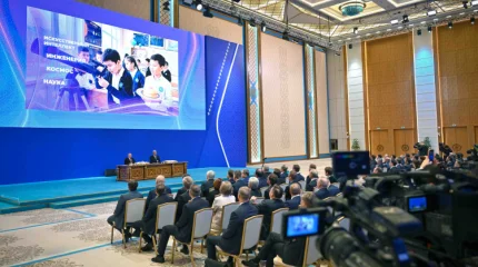 Президенты Казахстана и России дали старт строительству школы «Сириус» в Астане