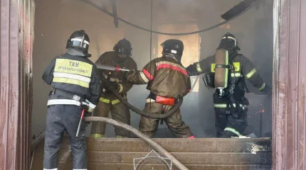 Сразу три дома загорелись на правобережье Астаны