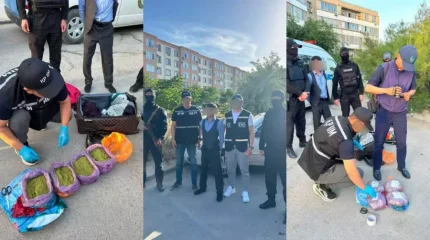 Ақтауда аса ірі көлемде есірткі сақтаған күдікті ұсталды