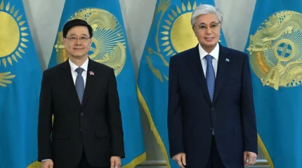 Президент Гонконг Арнаулы әкімшілік ауданы Әкімшілігінің Басшысы Джон Лимен кездесу өткізді