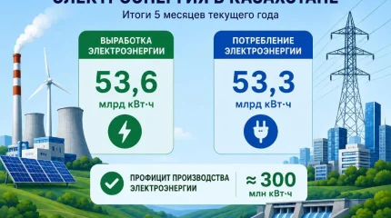 +300 млн кВт/сағ: Қазақстан электр энергиясының профицитін бекітті