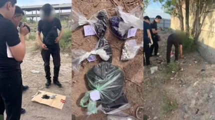 Қарағанды облысында есірткі курьері ұсталып, 287 орама мефедрон тәркіленді