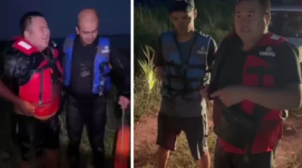 Лодку с иностранцами унесло ветром и опрокинуло на водохранилище в Чуйском районе