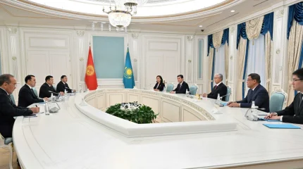 Мемлекет басшысы Қырғыз Республикасы Жогорку Кенешінің Төрағасы Марлен Маматалиевті қабылдады