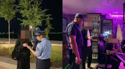 Подростков ловили ночью в Акмолинской области