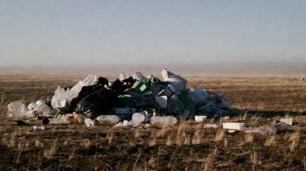 В Туркестанской области ликвидировали несанкционированную свалку