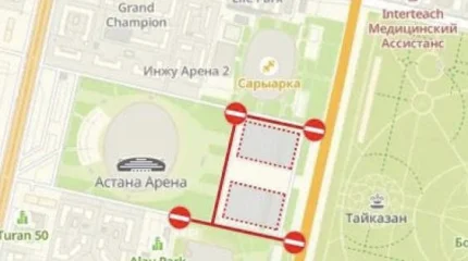 Дороги у «Астана Арены» закроют во время празднования Дня столицы