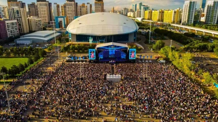 Астанадағы Open Air концерттеріне 100 мыңнан астам көрермен жиналды