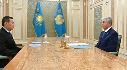 Президент принял председателя Высшей аудиторской палаты Алихана Смаилова