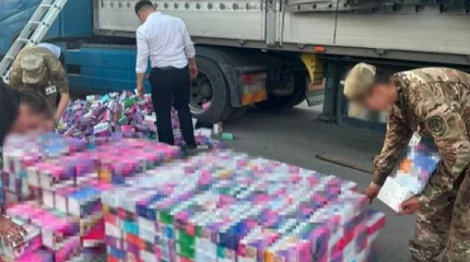 Қазақстанға 500 млн теңгенің вейпін заңсыз әкелмек болғандар ұсталды