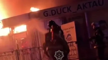 Рынок загорелся в Актау