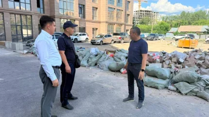 Астанада құрылыс қалдықтарын заңсыз төгуге бақылау күшейтілді: қаладағы құрылыс нысандарында рейд жүріп жатыр