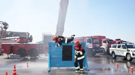 Журналисты примерили боёвки: в Астане прошел Кубок министра по ЧС «FireFit»
