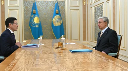 Глава государства принял вновь назначенного посла Казахстана в Кыргызской Республике Абылкаира Скакова