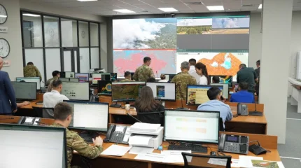 «Семей орманы» орман алқабындағы табиғи өртті сөндіру жұмыстары жалғасуда