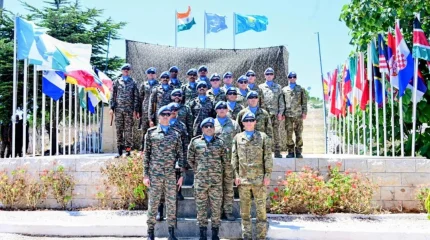 БҰҰ-ның Ливандағы UNIFIL базасында Қазақстанның Мемлекеттік туы көтерілді