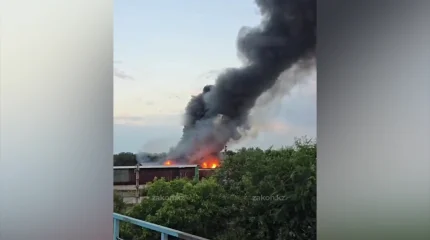 Сразу три пожара вспыхнули в Алматы и Алматинской области