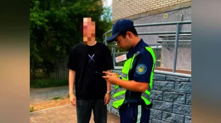 Жүргізуші алдыңғы есіктің терезесінен шығып, ән айтқан