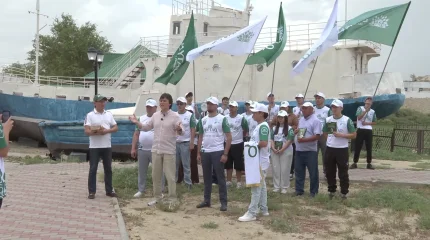«Байтақ» жасылдар партиясының республикалық эко-керуені жолға шықты