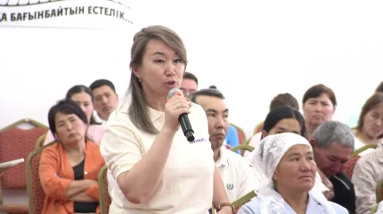 Партия «Әділет» намерена расширить возможности для заработка на селе: республиканский предвыборный штаб посетил Жамбылскую область