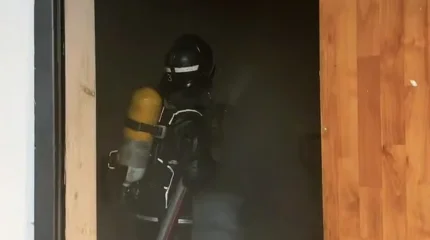 Сауна загорелась в Караганде