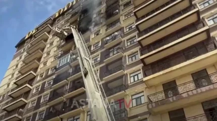 Ақтауда көпқабатты үйден өрт шықты