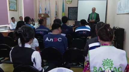«Байтақ» партиясының өкілдері ЖЭО-3 ұжымымен кездесті