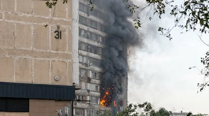 Многоэтажка горела в Актау