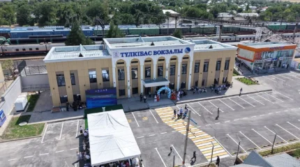 Президент тапсырмаларын жүзеге асыру аясында Түркістан облысында жаңа «Түлкібас» теміржол вокзалы пайдалануға берілді