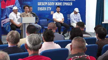 «Ақ жол» партиясынан депутаттыққа кандидаттар еңбек ұжымдарымен және кәсіпкерлермен кездесті