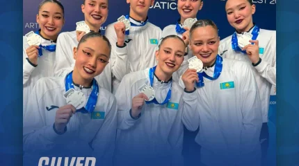 Қазақстан әртістік жүзуден әлем чемпионатында тағы бір тарихи күміс медаль жеңіп алды