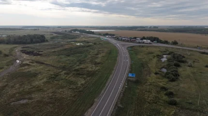 В СКО открыли движение по 30 км обновленной республиканской трассы