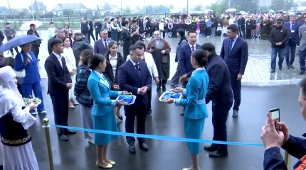 Екібастұз қаласына қарасты Атығай ауылында су жаңа мектеп ашылды