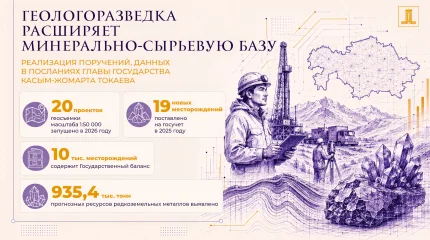 Послание Президента: за два года в Казахстане открыто 54 новых месторождения