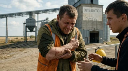 Спасая напарника, рабочий потерял руку